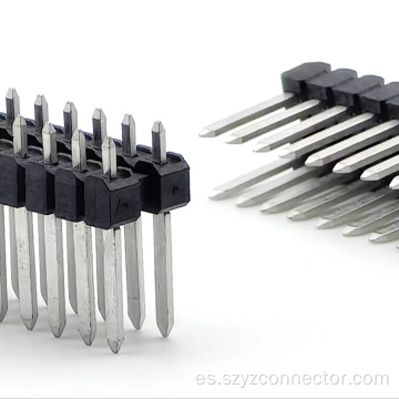 Encabezado de pin de 3.5 mm dual fila recta